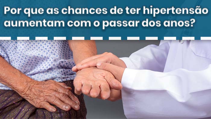 Por que as chances de ter hipertensão aumentam com o passar dos anos?