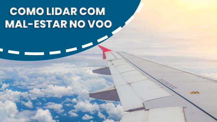 Como lidar com mal-estar no voo