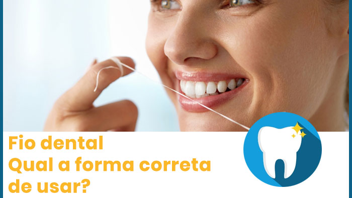 Fio dental, qual a forma correta de usar?