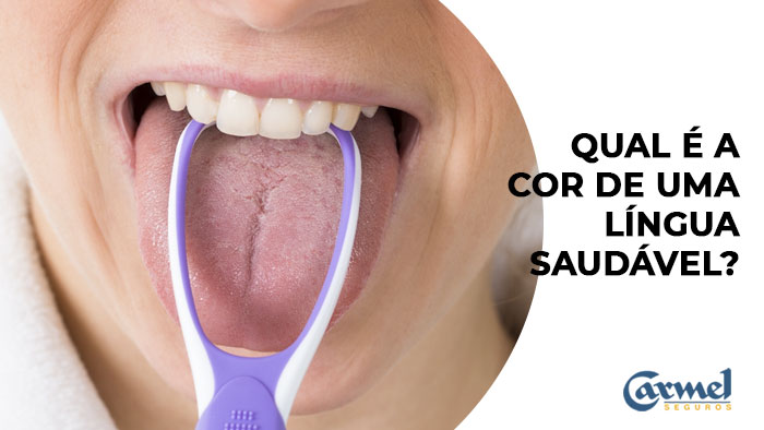 Qual é a cor de uma língua saudável?